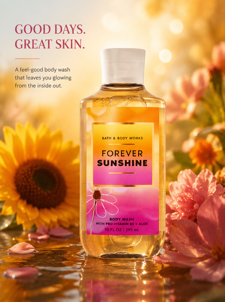 بادی واش بس اند بادی ورکز Forever Sunshine